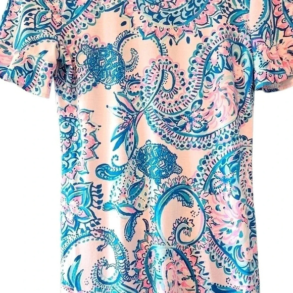 Lilly Pulitzer Women’s Mellorie Paisley Casual Mini Dress Multicolor Size XS. - Picture 13 of 15